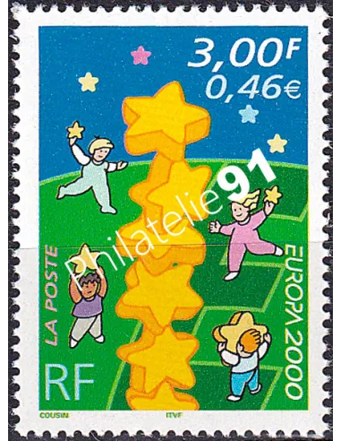 France, n° 3327, Europa 2000, collection timbres Europe