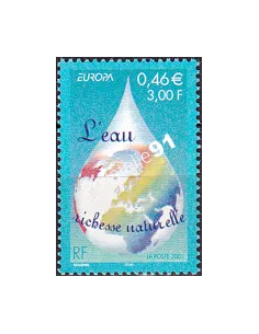 France, n° 3388, Europa 2001, collection timbres Europe