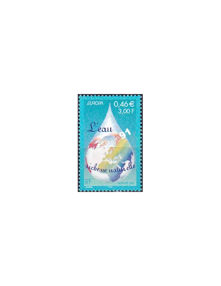 France, n° 3388, Europa 2001, collection timbres Europe