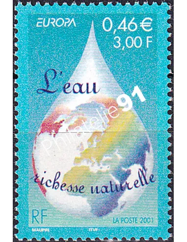France, n° 3388, Europa 2001, collection timbres Europe