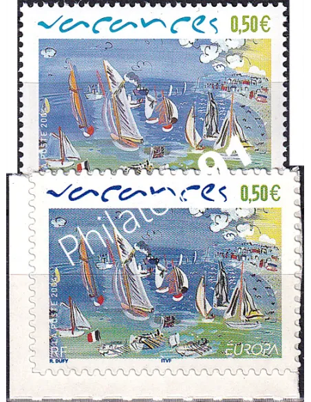France, n° 3668 et 3672, Europa 2004, collection timbres Europe