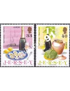 Jersey, n° 1203 à 1204, Collection timbres Europa