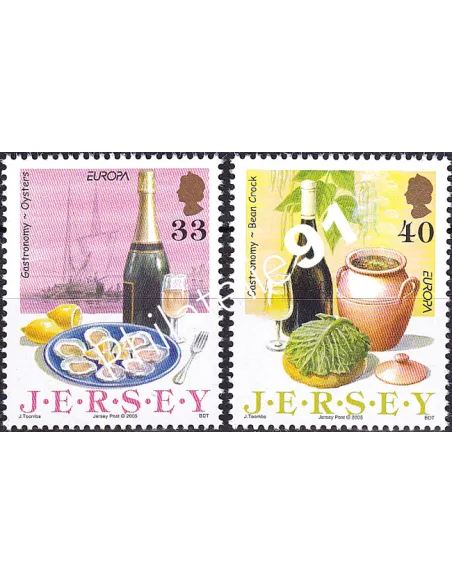 Jersey, n° 1203 à 1204, Collection timbres Europa