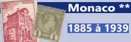 Monaco - 1885 à 1939 (n° 1 à 199)