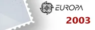 Timbres EUROPA de 2003