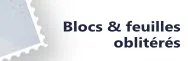 Blocs et feuilles oblitérés