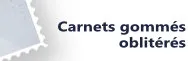 Carnets gommés oblitérés