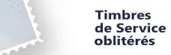 Timbres de Service oblitérés