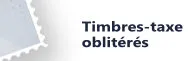 Timbres-taxe oblitérés