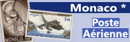 Monaco -  Poste Aérienne charnière