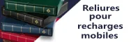 Reliures pour recharges mobiles
