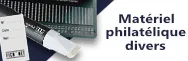 Matériel philatélique divers