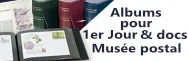 Albums & feuilles pour Docs Musée Postal & 1er jour