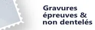 Gravures - Épreuves - Non dentelés **