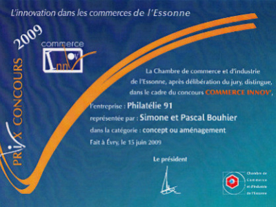 Prix concours 2009 - Commerce Innov' - CCI de l'ESSONNE